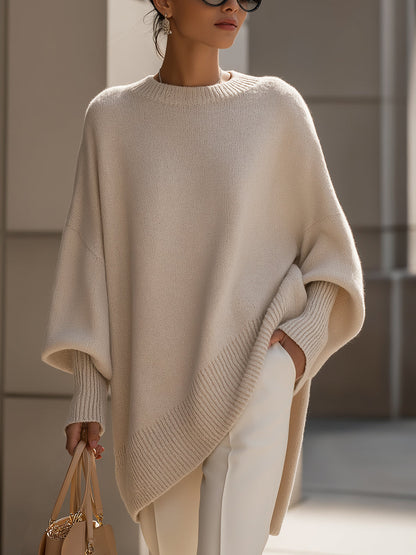 Valentina | Sueter tipo poncho extra grande